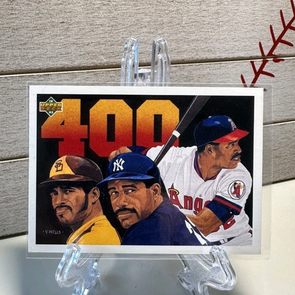 1992 Upper Deck #28 Dave Winfield 400th Home Run Card